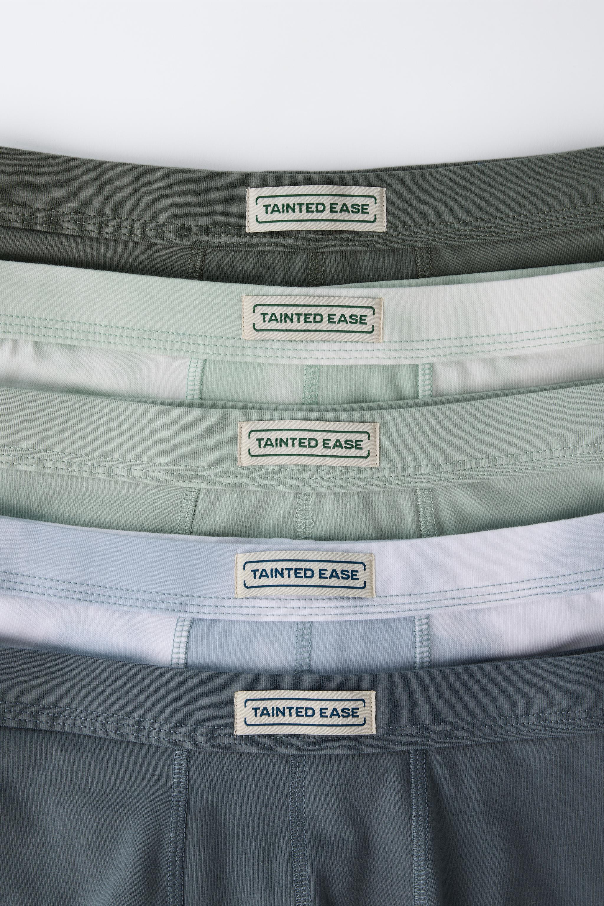 AGES 6-14 / FIVE-PACK OF TIE-DYE BOXERS WITH LABEL